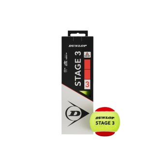 Dunlop piłki metodologiczne Stage 3 żółto/pomarańczowe 3 sztuki